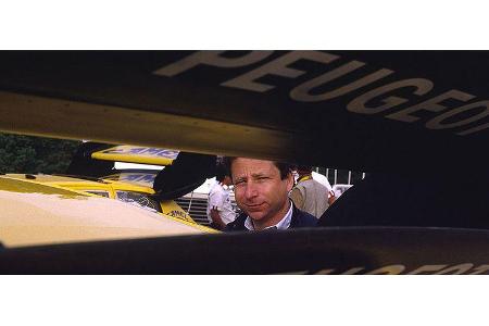 Nach Betrachtung des Audi ließ Peugeot-Teamchef Jean Todt ...