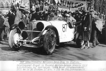 Mille Miglia 1931 Rudolf Carraciola Mercedes SSKL
