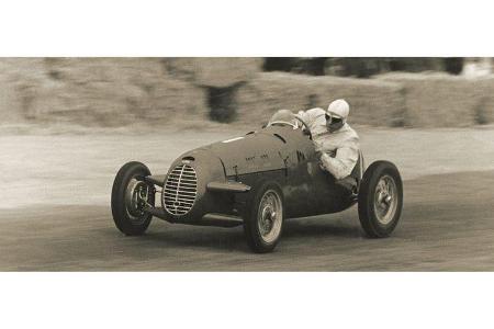 Hans Stuck startete mit der einzigen Neukonstruktion im Feld: einem 1,1 l Cisitalia.
