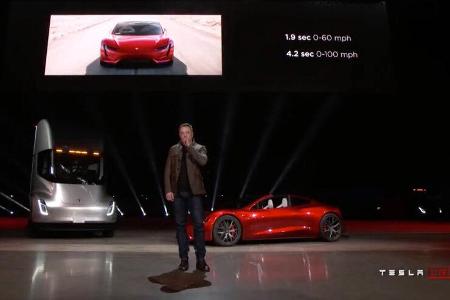 Weltpremiere Tesla Roadster (2020)