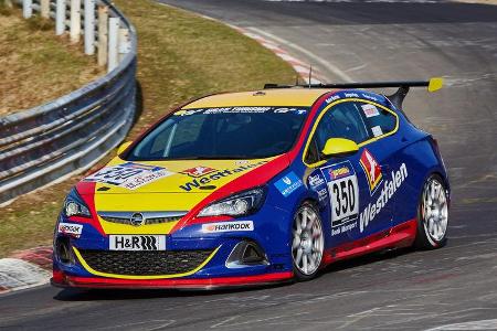 VLN2015-Nürburgring-Opel Astra OPC Cup-Startnummer #350-Cup1