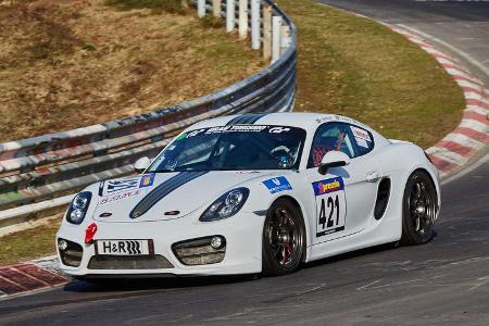 VLN2015-Nürburgring-Porsche Cayman S-Startnummer #421-V6