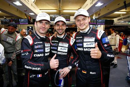 Porsche - Dumas - Jani - Lieb - 24h-Rennen Le Mans 2015 - Donnerstag - 12.6.2015