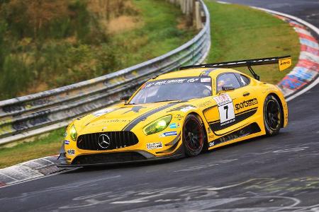 VLN - Nürburgring Nordschleife - Startnummer #7 - Mercedes-AMG GT3 - Black Falcon - SP9