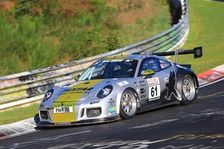 VLN - Nürburgring Nordschleife - Startnummer #61 - Porsche 911 GT3 Cup - Black Falcon Team TMD Friction - SP7