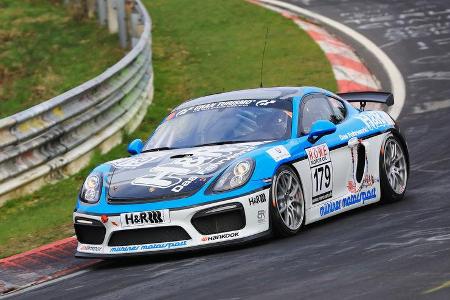 VLN - Nürburgring Nordschleife - Startnummer #179 - Porsche Cayman GT4 CS MR - Mühlner Motorsport SPRL - SP10