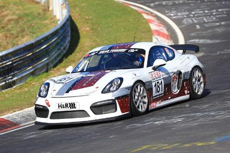 VLN - Nürburgring Nordschleife - Startnummer #181 - Porsche Cayman GT4 CS MR - Pit Lane - AMC Sankt Vith - SP10