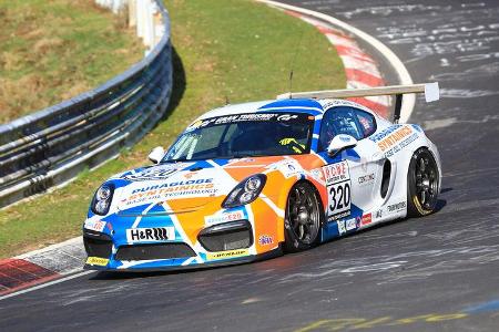 VLN - Nürburgring Nordschleife - Startnummer #320 - Porsche Cayman GT 4 Clubsport - Care for Climate - SPAT