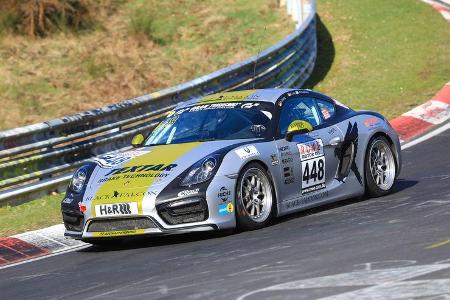 VLN - Nürburgring Nordschleife - Startnummer #448 - Porsche Cayman - Black Falcon Team TMD Friction - V5