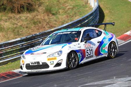 VLN - Nürburgring Nordschleife - Startnummer 531 - Toyota GT86 - Pit Lane - AMC Sankt Vith - CUP4