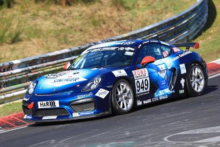 VLN - Nürburgring Nordschleife - Startnummer #949 - Porsche Cayman GT4 Clubsport - Team Securtal Sorg Rennsport - CUP3