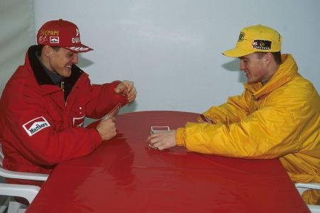 Michael Schumacher - Ferrari - Ralf Schumacher - Jordan