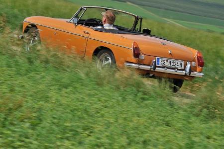 MGB, Heckansicht