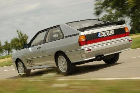 Audi quattro, Heckansicht