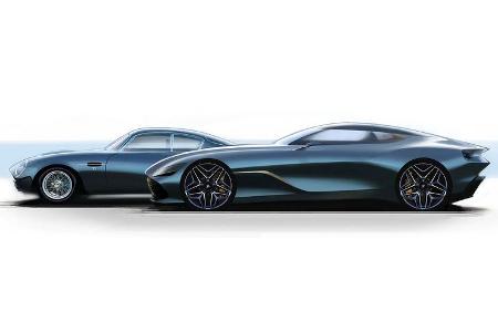 Aston Martin DBS GT Zagato und DB4 GT Zagato