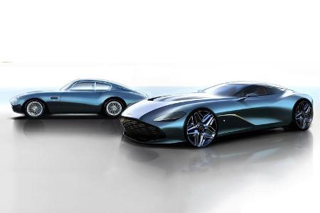 Aston Martin DBS GT Zagato und DB4 GT Zagato