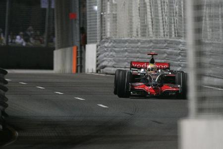 Lewis Hamilton - McLaren MP4-23 - GP Singapur 2008