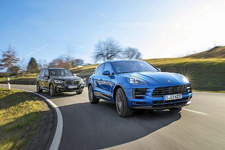 BMW X3 M40i, Porsche Macan S, Exterieur
