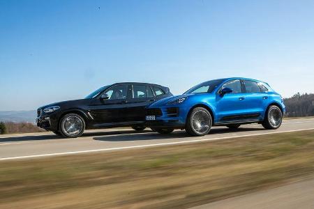 BMW X3 M40i, Porsche Macan S, Exterieur