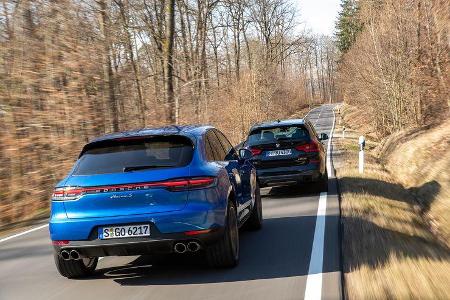 BMW X3 M40i, Porsche Macan S, Exterieur
