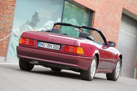 Mercedes R129, Heckansicht