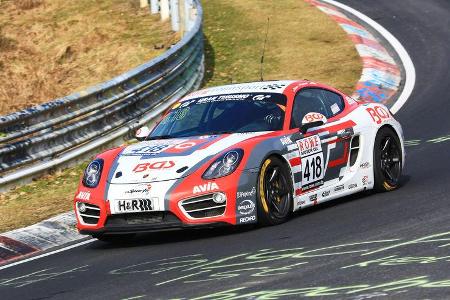 VLN - Nürburgring Nordschleife - Startnummer #418 - Porsche Cayman S - Team Securtal Sorg Rennsport - V6