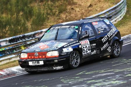 VLN - Nürburgring Nordschleife - Startnummer #624 - VW Golf 3 16V - MSC Sinzig - H2
