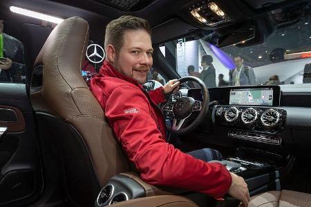 01/2019, Jochen Knecht im neuen Mercedes CLA auf der CES Las Vegas 2019
