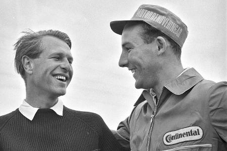 Peter Collins - Ferrari - Stirling Moss - GP Deutschland 1958 - Nürburgring