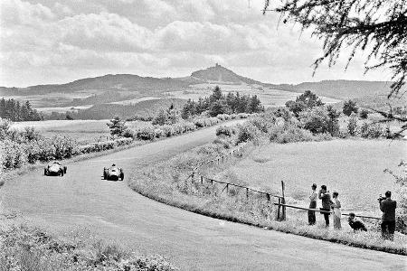 Brian Naylor - Cooper T45 Peter Collins - Ferrari Dino 246 - GP Deutschland 1958 - Nürburgring