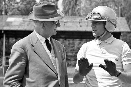 Enzo Ferrari - Wolfgang Graf Berghe von Trips - Monza 1960