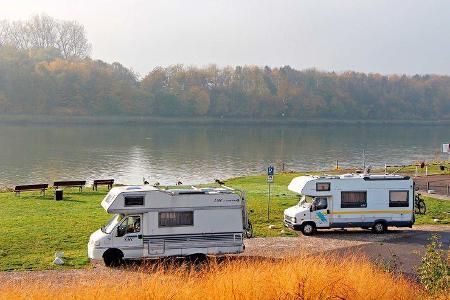 Stellplatz am Nord-Ostsee-Kanal