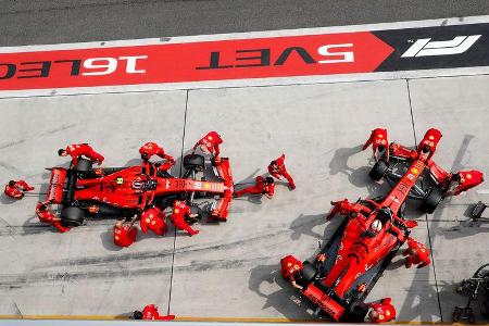 Charles Leclerc - Sebastian Vettel - Ferrari - GP China - Shanghai - Samstag - 13.4.2019