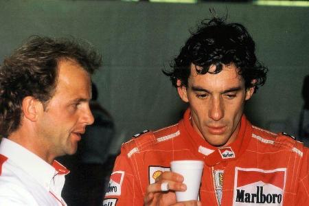 Josef Leberer & Ayrton Senna - 1988