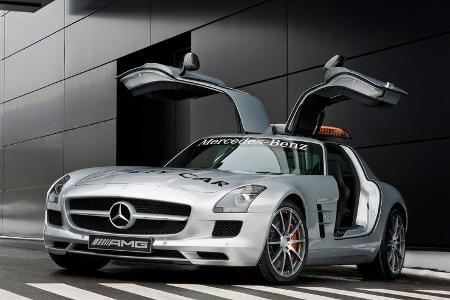 Safety-Cars-Sonderausstellung im Mercedes-Benz-Museum