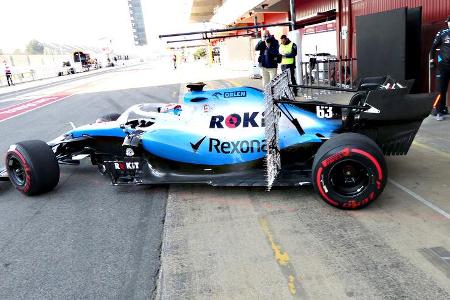 George Russell - Williams - Barcelona - F1-Test - 27. Februar 2019