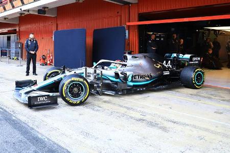 Lewis Hamilton - Mercedes - Barcelona - F1-Test - 27. Februar 2019