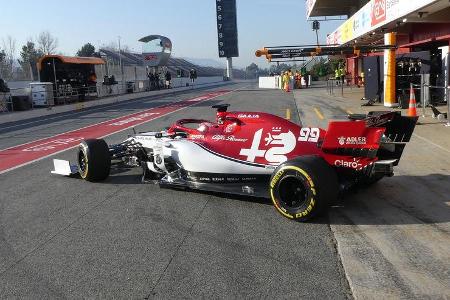 Antonio Giovinazzi - Alfa Romeo - Barcelona - F1-Test - 27. Februar 2019