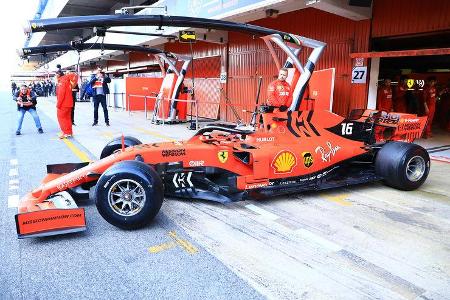 Charles Leclerc - Ferrari - Barcelona - F1-Test - 27. Februar 2019
