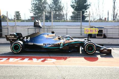 Lewis Hamilton - Mercedes - Barcelona - F1-Test - 27. Februar 2019