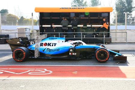 George Russell - Williams - Barcelona - F1-Test - 27. Februar 2019