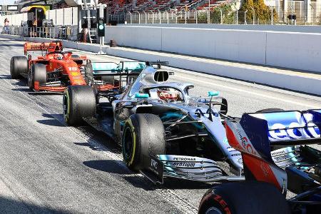 Lewis Hamilton - Mercedes - Barcelona - F1-Test - 28. Februar 2019