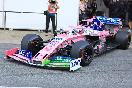 Lance Stroll - Racing Point - Barcelona - F1-Test - 21. Februar 2019