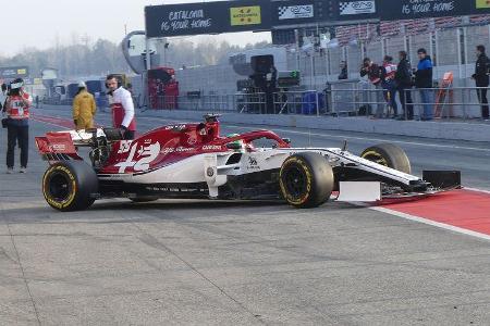 Antonio Giovinazzi - Alfa Romeo - Barcelona - F1-Test - 21. Februar 2019