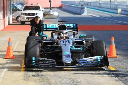 Lewis Hamilton - Mercedes - Barcelona - F1-Test - 21. Februar 2019