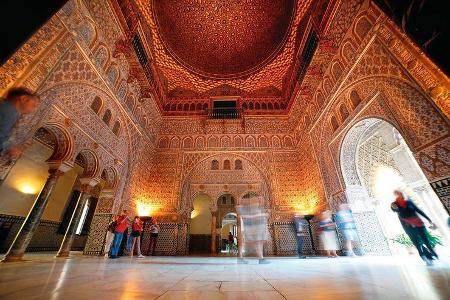 Palast Reales Alcázares in Sevilla