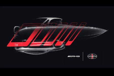 Mercedes-AMG Cigarette Racing Rennboot 2019 Teaser Mercedes-AMG Cigarette Racing Rennboot 2019 Teaser