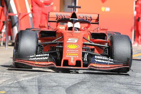 Ferrari - Frontflügel - Barcelona-Test - 2019