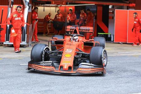 Sebastian Vettel - Ferrari - Barcelona - F1-Test - 20. Februar 2019