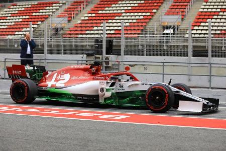 Kimi Räikkönen - Alfa Romeo - Barcelona - F1-Test - 20. Februar 2019